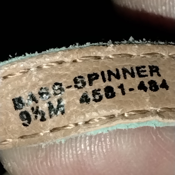 Women's GH bass and Co strappy blue leather boho sandal shoes size 9.5 - Picture 10 of 10